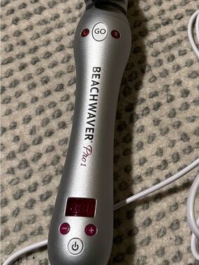 Beachwaver Pro 1 Silver Curling Iron - Professional Styling Tool